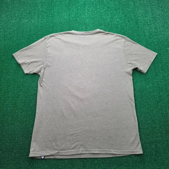 Into The AM Shirt Mens XL Military Green Desert Cow Skull Cactus Graphic Tee - Picture 6 of 7